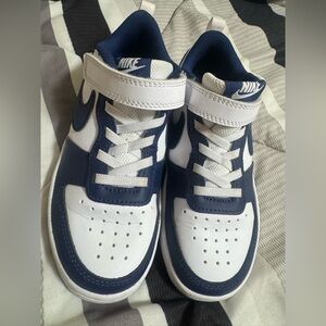 Nike Kids Navy and White Sneakers